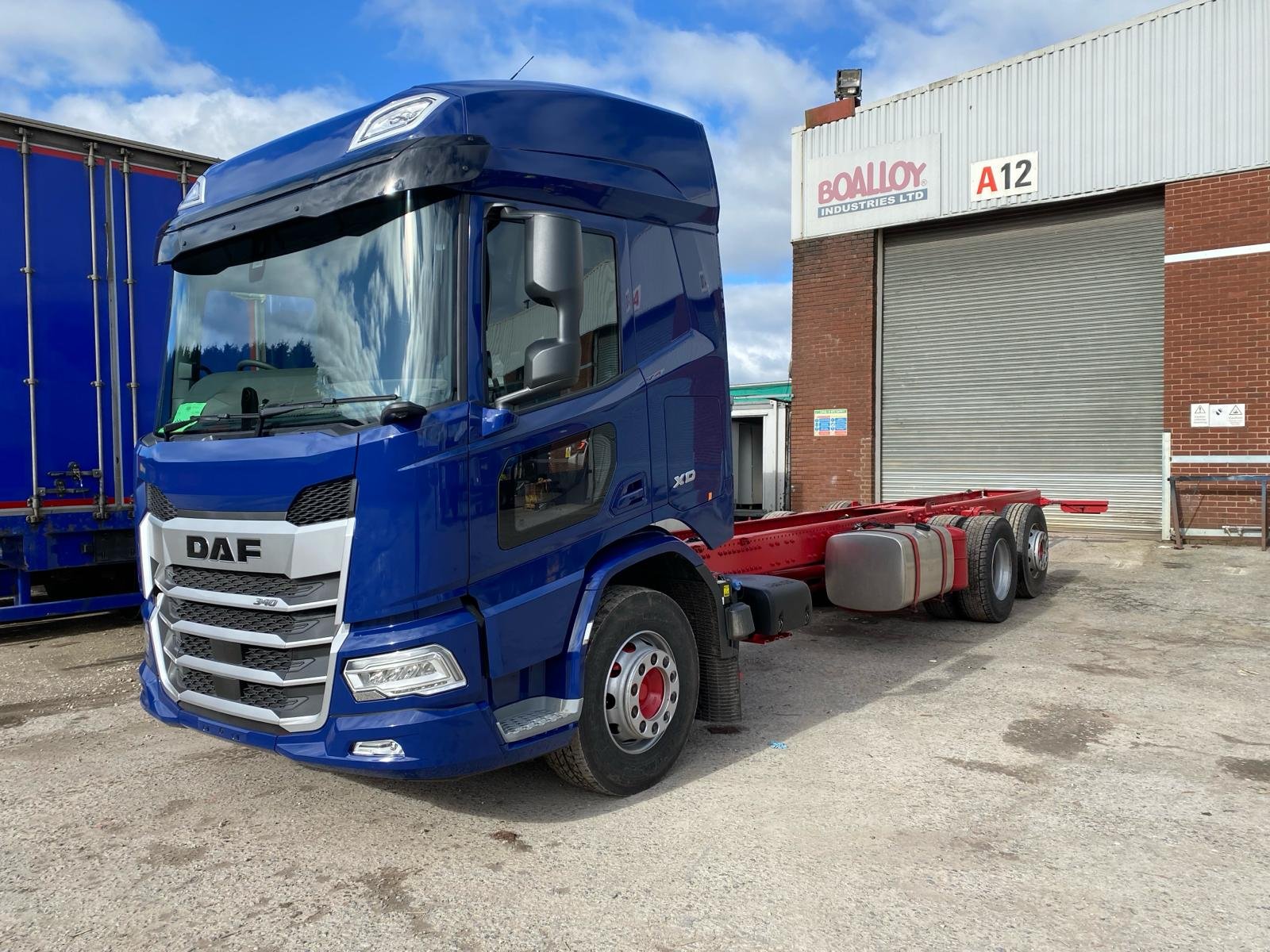 First DAF rigid of 2024 delivered into us for Boalloy Tautliner body to ...